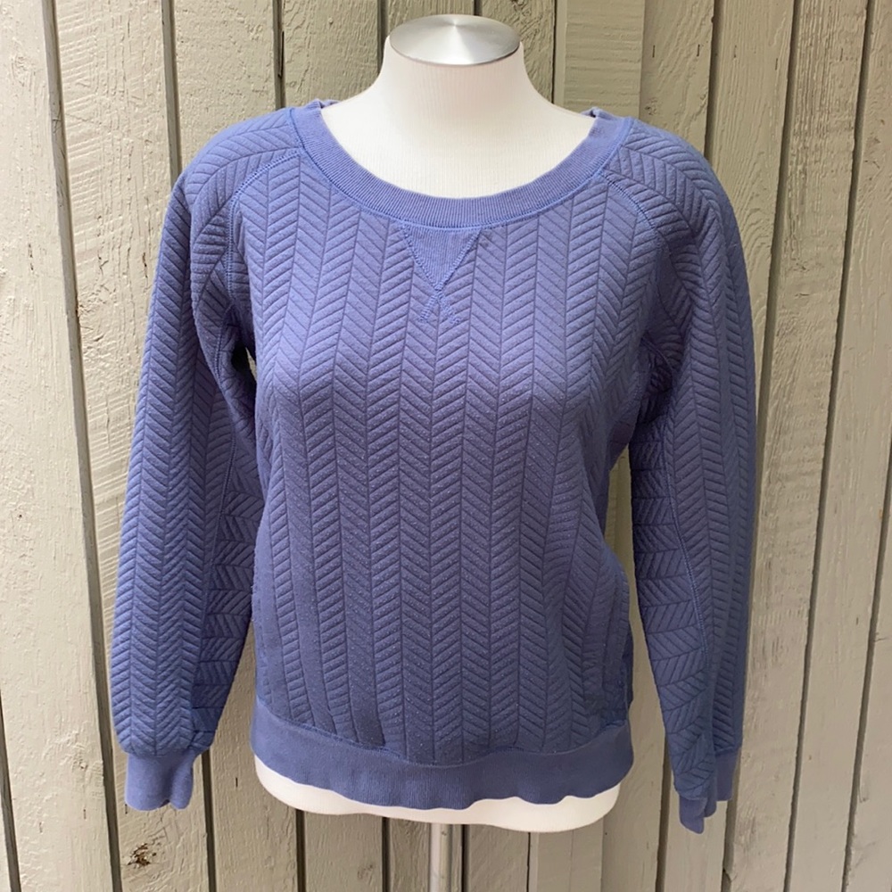 Prana Patterned Sweatshirt w/ Pockets (sz S)